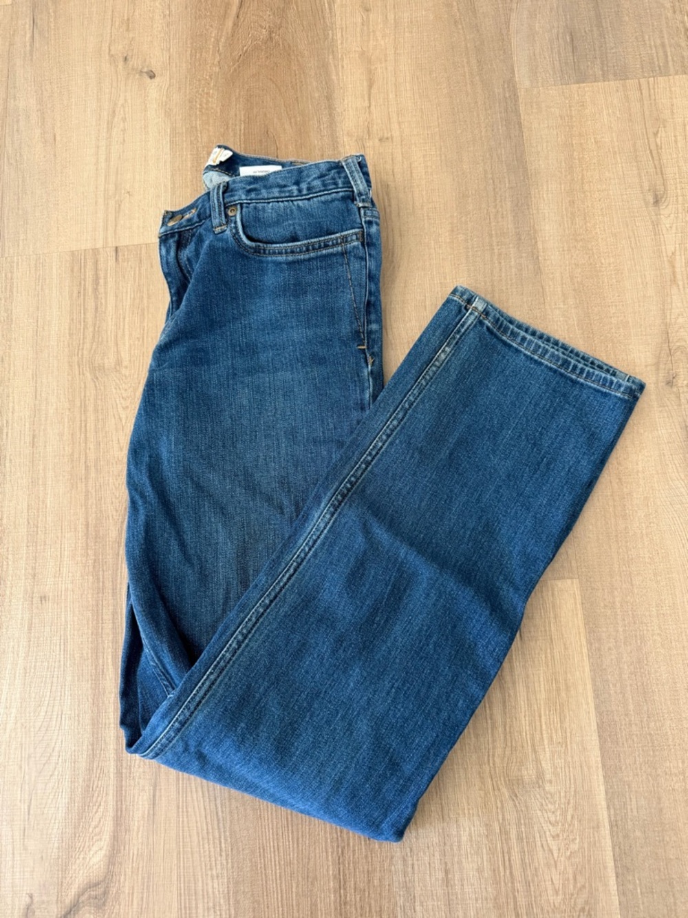 Carhartt Women’s Blue Straight-Leg Work Jeans